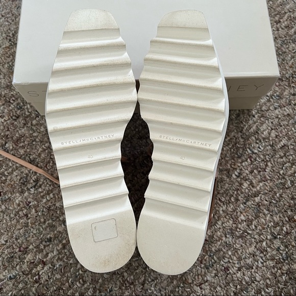 Stella McCartney Metallic Elyse Stars Derbys (Pink Rose Gold) - Picture 7 of 12